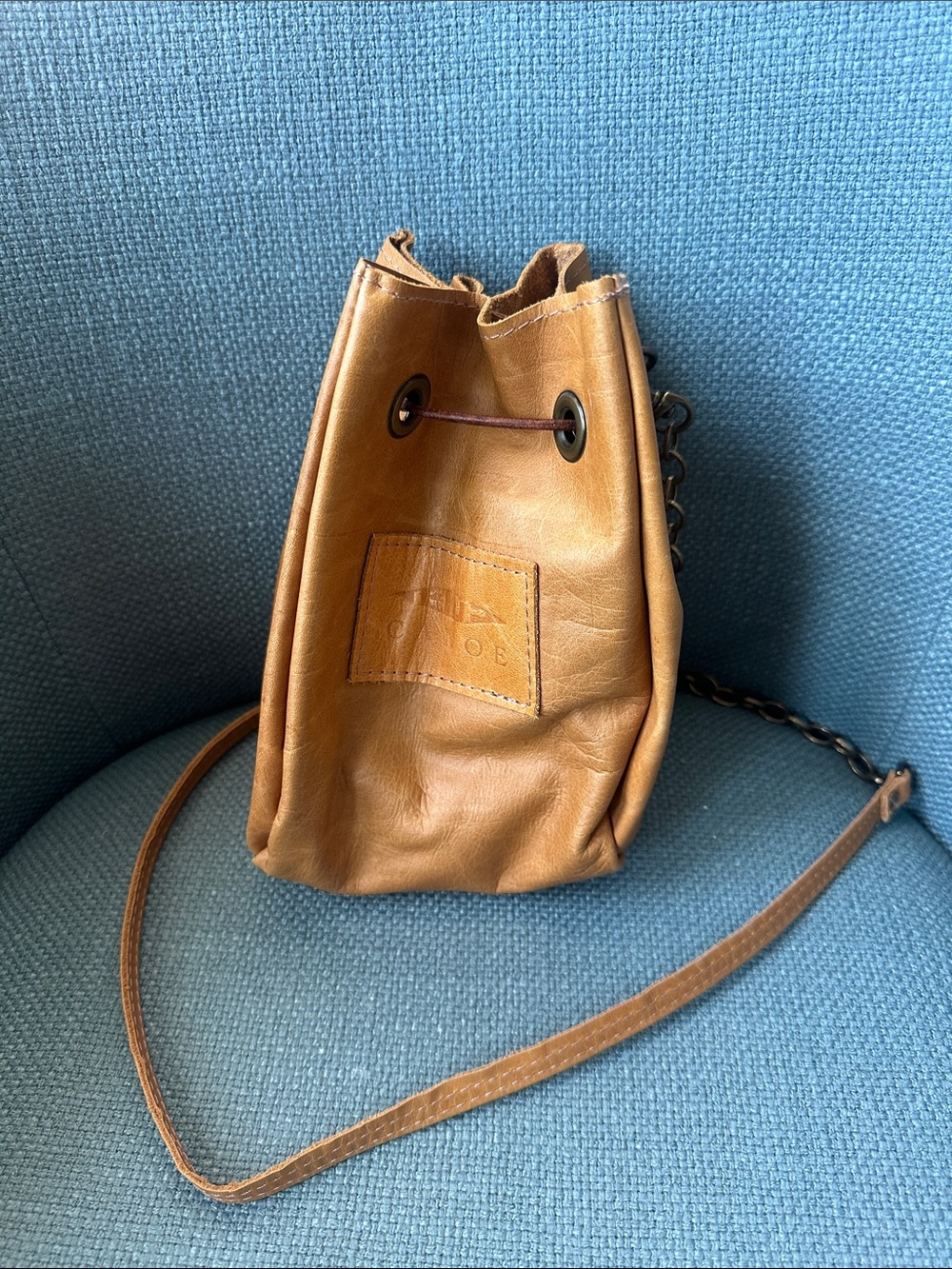 Canoe Leather Crossbody Bag